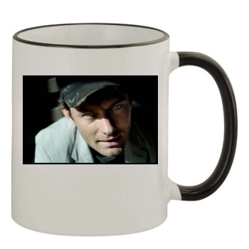 Jude Law 11oz Colored Rim & Handle Mug