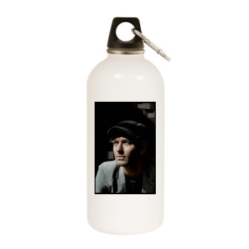 Jude Law White Water Bottle With Carabiner