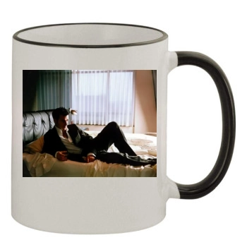 Justin Theroux 11oz Colored Rim & Handle Mug