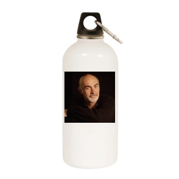 Sean Connery White Water Bottle With Carabiner