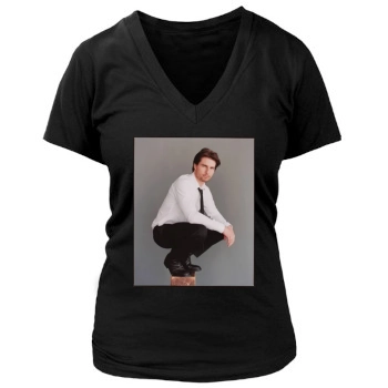 Tom Cruise Women's Deep V-Neck TShirt