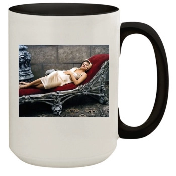 Elena Anaya 15oz Colored Inner & Handle Mug