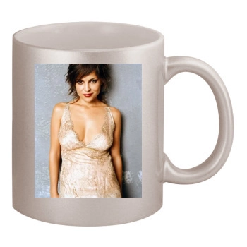 Elena Anaya 11oz Metallic Silver Mug