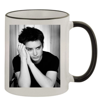 Elijah Wood 11oz Colored Rim & Handle Mug