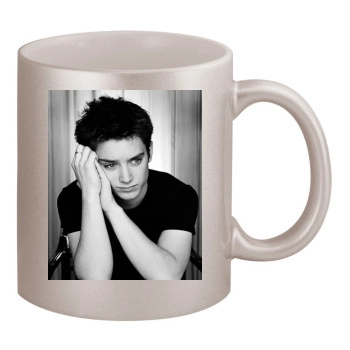 Elijah Wood 11oz Metallic Silver Mug