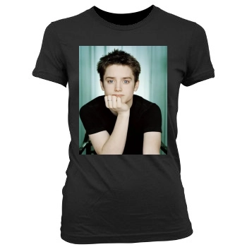 Elijah Wood Women's Junior Cut Crewneck T-Shirt