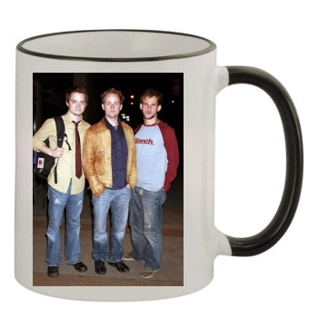 Elijah Wood 11oz Colored Rim & Handle Mug