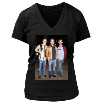 Elijah Wood Women's Deep V-Neck TShirt