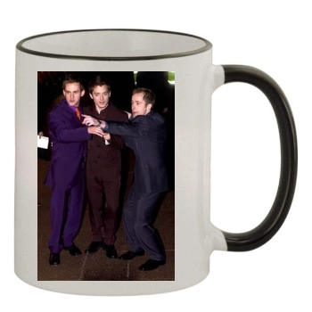 Elijah Wood 11oz Colored Rim & Handle Mug