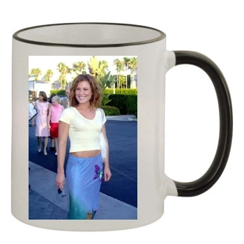 Elisa Donovan 11oz Colored Rim & Handle Mug