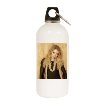 Elisabeth Harnois White Water Bottle With Carabiner