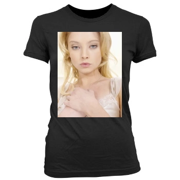 Elisabeth Harnois Women's Junior Cut Crewneck T-Shirt