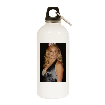 Elisabeth Rohm White Water Bottle With Carabiner