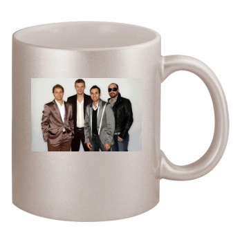 Backstreet Boys 11oz Metallic Silver Mug