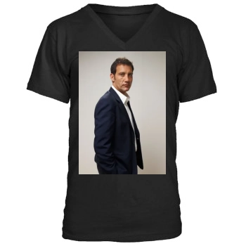 Clive Owen Men's V-Neck T-Shirt