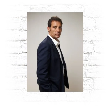 Clive Owen Metal Wall Art