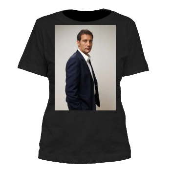 Clive Owen Women's Cut T-Shirt