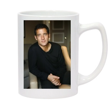 Clive Owen 14oz White Statesman Mug