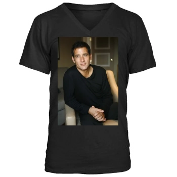 Clive Owen Men's V-Neck T-Shirt