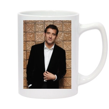 Clive Owen 14oz White Statesman Mug