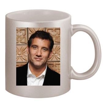 Clive Owen 11oz Metallic Silver Mug