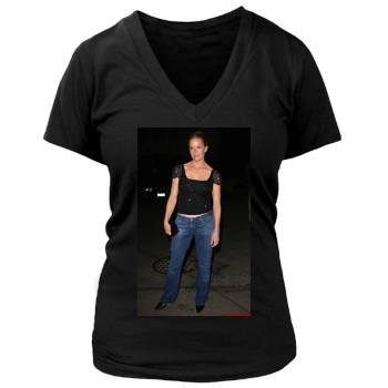 Elisabeth Shue Women's Deep V-Neck TShirt