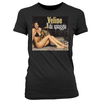 Elisabetta Canalis Women's Junior Cut Crewneck T-Shirt