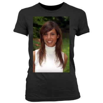 Elisabetta Canalis Women's Junior Cut Crewneck T-Shirt