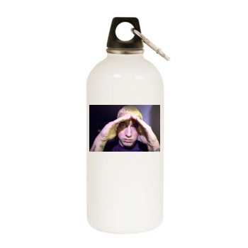 Eminem White Water Bottle With Carabiner