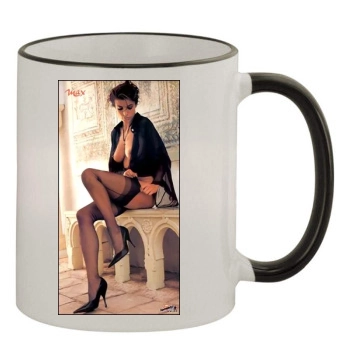 Elisabetta Canalis 11oz Colored Rim & Handle Mug