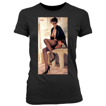 Elisabetta Canalis Women's Junior Cut Crewneck T-Shirt