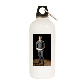 Jared Leto White Water Bottle With Carabiner