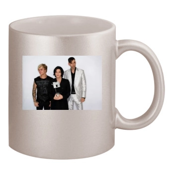 Placebo 11oz Metallic Silver Mug