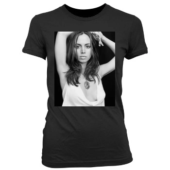 Eliza Dushku Women's Junior Cut Crewneck T-Shirt