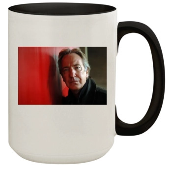 Alan Rickman 15oz Colored Inner & Handle Mug