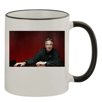 Alan Rickman 11oz Colored Rim & Handle Mug