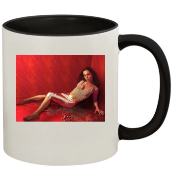 Eliza Dushku 11oz Colored Inner & Handle Mug