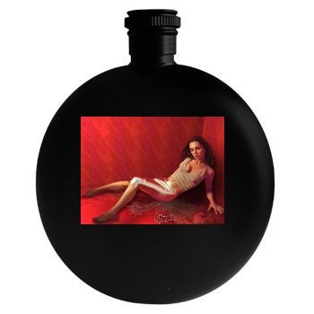 Eliza Dushku Round Flask