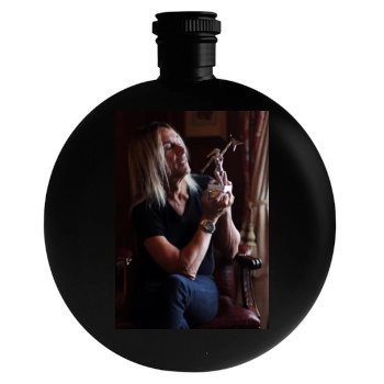 Iggy Pop Round Flask