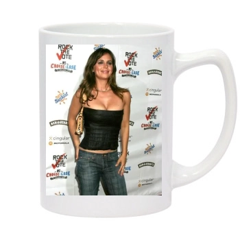 Eliza Dushku 14oz White Statesman Mug