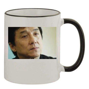 Jackie Chan 11oz Colored Rim & Handle Mug