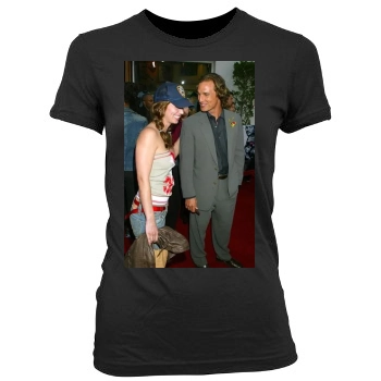 Eliza Dushku Women's Junior Cut Crewneck T-Shirt