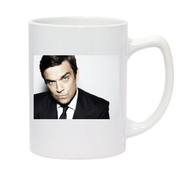 Robbie Williams 14oz White Statesman Mug