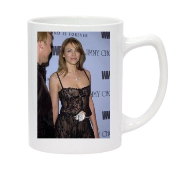 Elizabeth Hurley 14oz White Statesman Mug