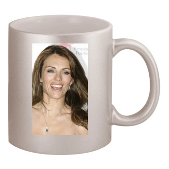 Elizabeth Hurley 11oz Metallic Silver Mug