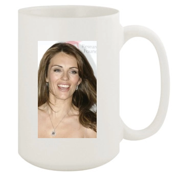 Elizabeth Hurley 15oz White Mug