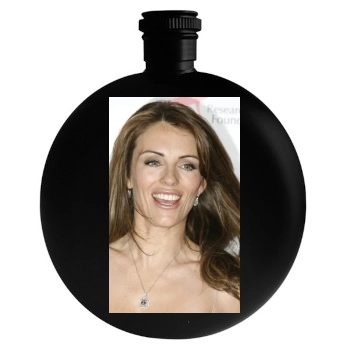 Elizabeth Hurley Round Flask