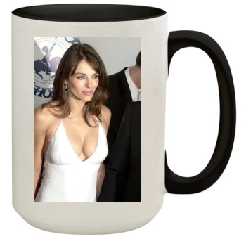 Elizabeth Hurley 15oz Colored Inner & Handle Mug