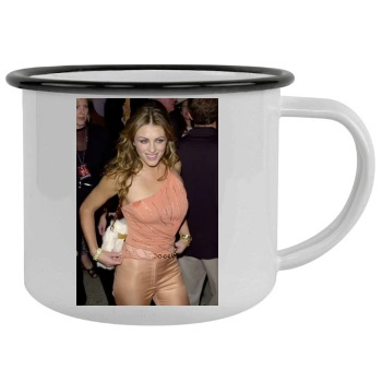 Elizabeth Hurley Camping Mug