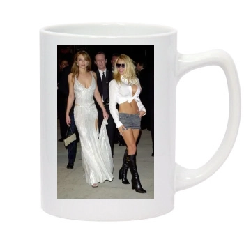 Elizabeth Hurley 14oz White Statesman Mug